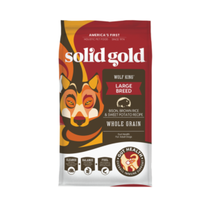 סוליד גולד מזון לכלב בוגר מגזע גדול ביזון אורז חום ובטטה - solid gold