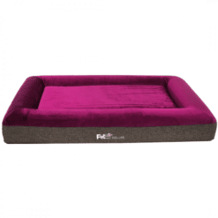 דלוקס מיטה אורתופדית לכלב בצבע סגול - פטקס